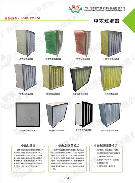 F8袋式中效過(guò)濾器濾料材料